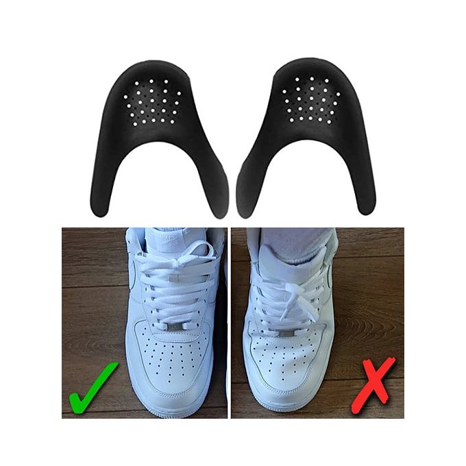 L (Size:40-45) Crease Guard Shoe Protector Sneakers Toe Caps Anti-wrinkle Stretcher Extender